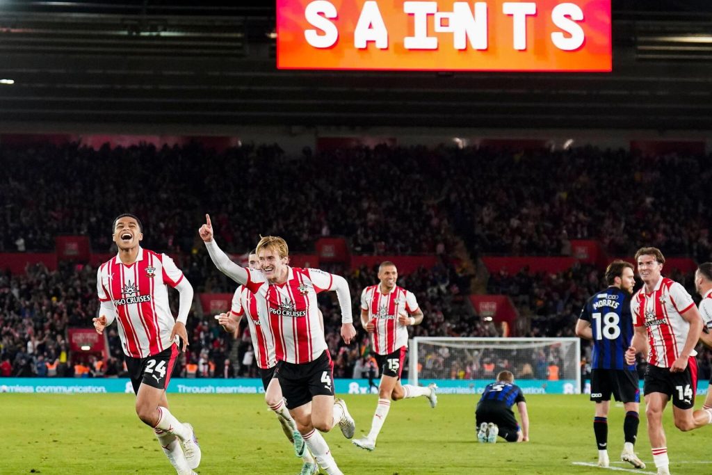 Saints Overcome Middlesbrough Play: Southampton Punch Wembley Ticke… Southampton 2-1 Middlesbrough - Saints book Wembley play-off final place