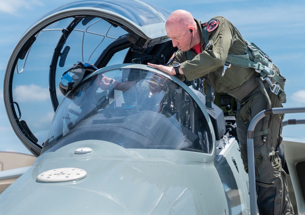 AETC Qualifies First T-7 Red Hawk Instructor Pilots