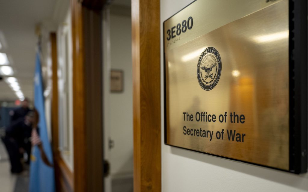 Space Forces Association: What’s in a Name? Congress Nears Return t… Congress Moves Closer to Renaming Pentagon Department of War