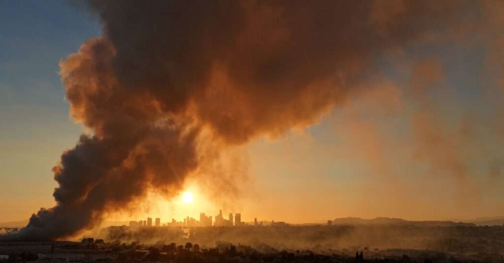 Dark Smoke in a Sunny Place: Neighbors of L.A. Fire Struggle for Breath