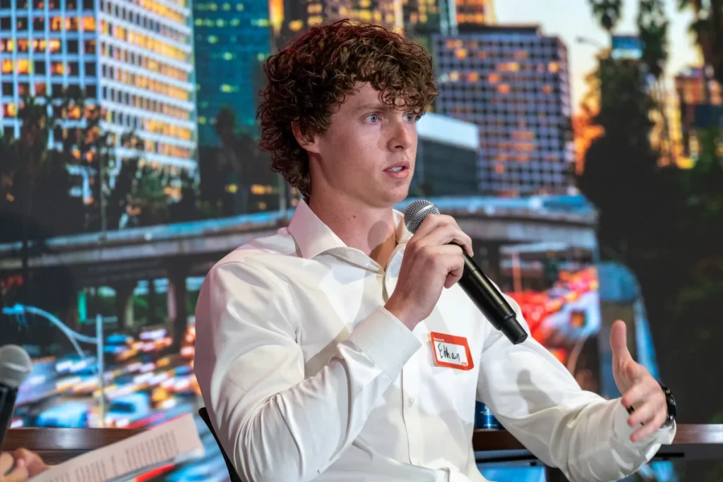 Ethan Thornton is trying to do everything all at once
