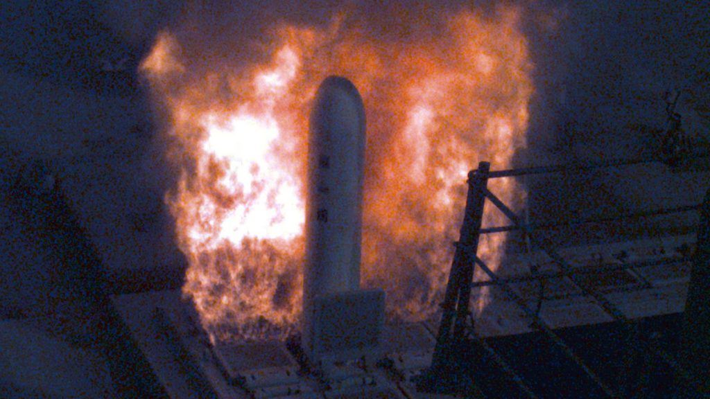 US strikes Iran after attack on cargo ship in Hormuz
