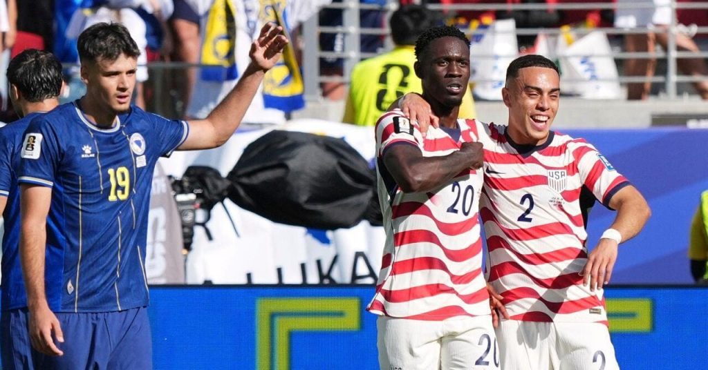 Balogun strikes on stroke of half-time to put USA on course for last 16
