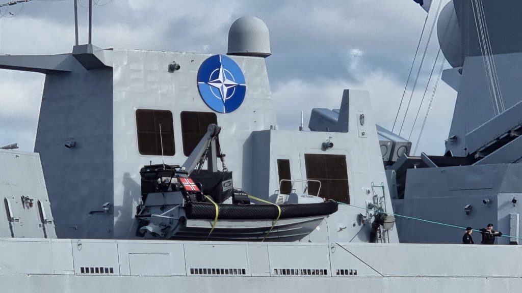 Fleet of NATO warships arrives on the Clyde