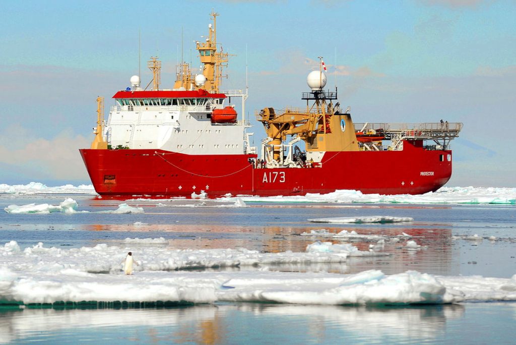 Project Shackleton: Royal Navy’s Bold New Ice Patrol Ship Unveiled No timeline yet for HMS Protector replacement, MPs told