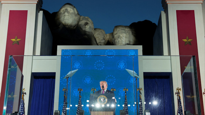 Warning ‘communist Menace’ America: **Midterm Elections as a Market… Trump uses Mount Rushmore speech to warn of ‘communist menace’ in US