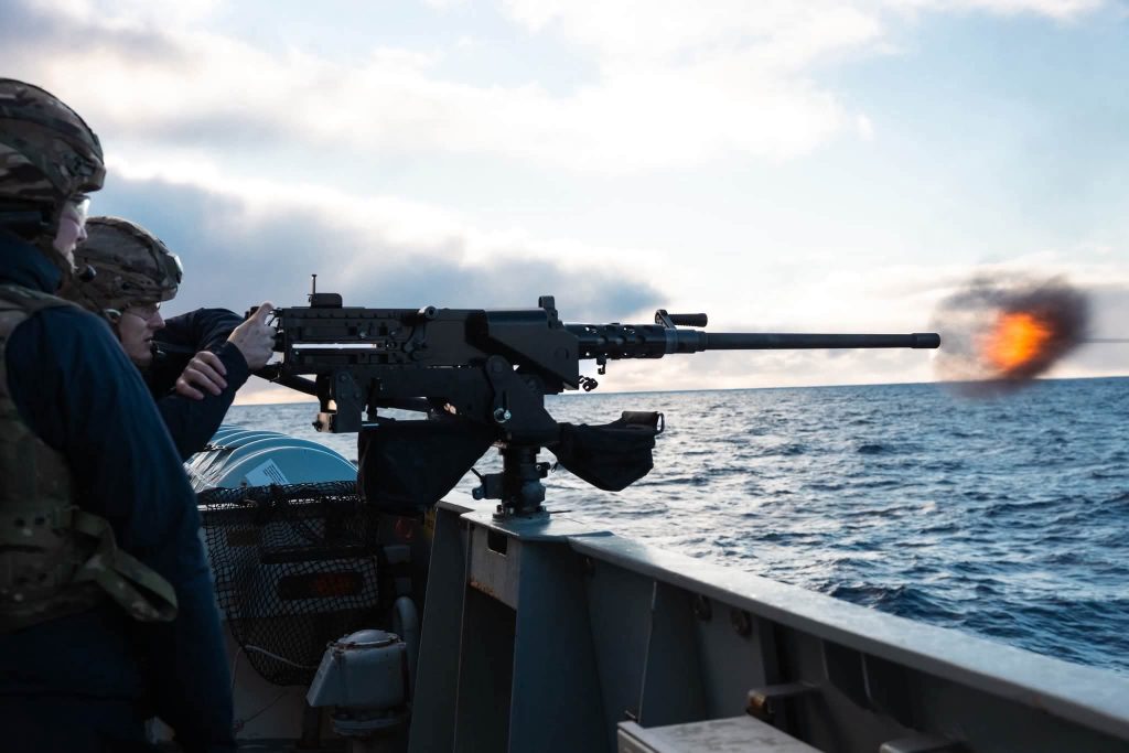 British warship opens fire near Falklands to deter Argentina