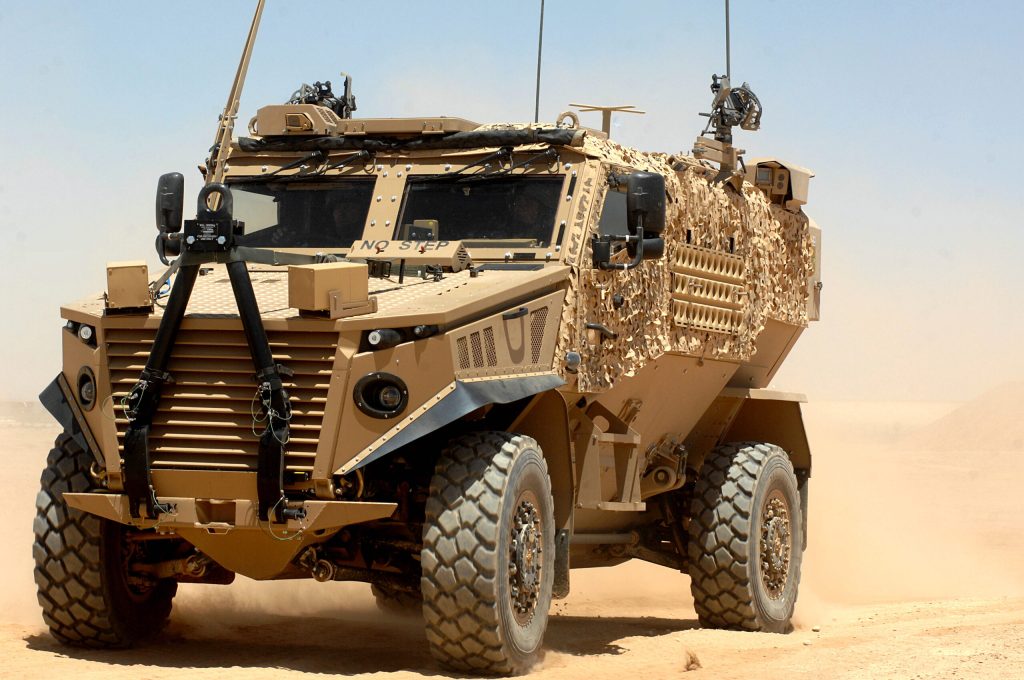 Hybrid Foxhound and Boxer could carry lasers, paper says