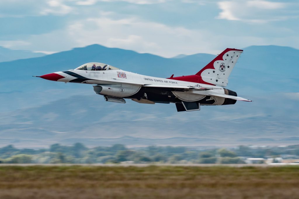 F-16 Thunderbird Crash Caused by Turned Blade Deep in Engine