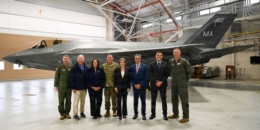 Massachusetts Guard Gets First F-35 to Replace Departed F-15s