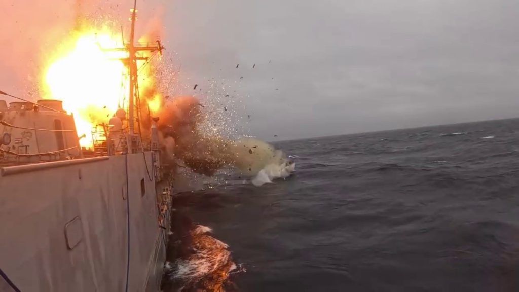 No uncrewed systems used in warship sinking off Scotland