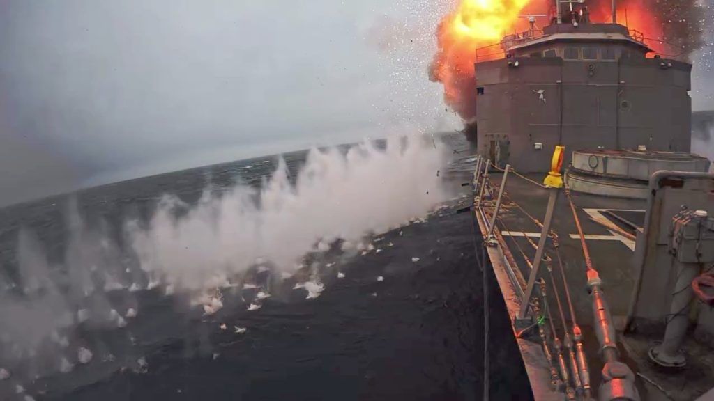 Sunken American frigate will become a reef off Scotland