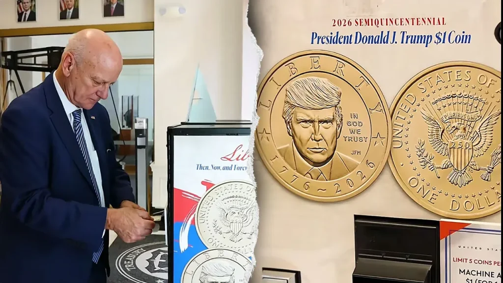 Treasury promotes Trump dollar coin with liberal coffee shop challenge